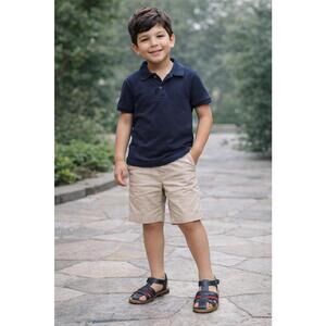 Gucci Boys Leather Sandals Made in Italy Designer Kids Shoes EU 33 US Youth 2